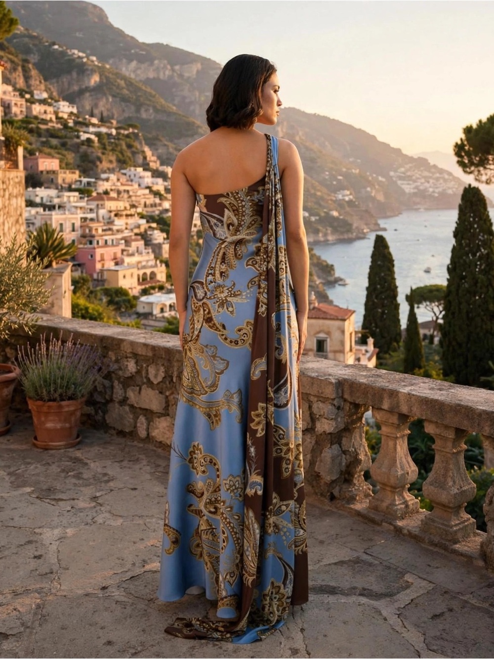 Hemant & Nandita
Saya one shoulder long dress size XS. - Picture 4 of 17